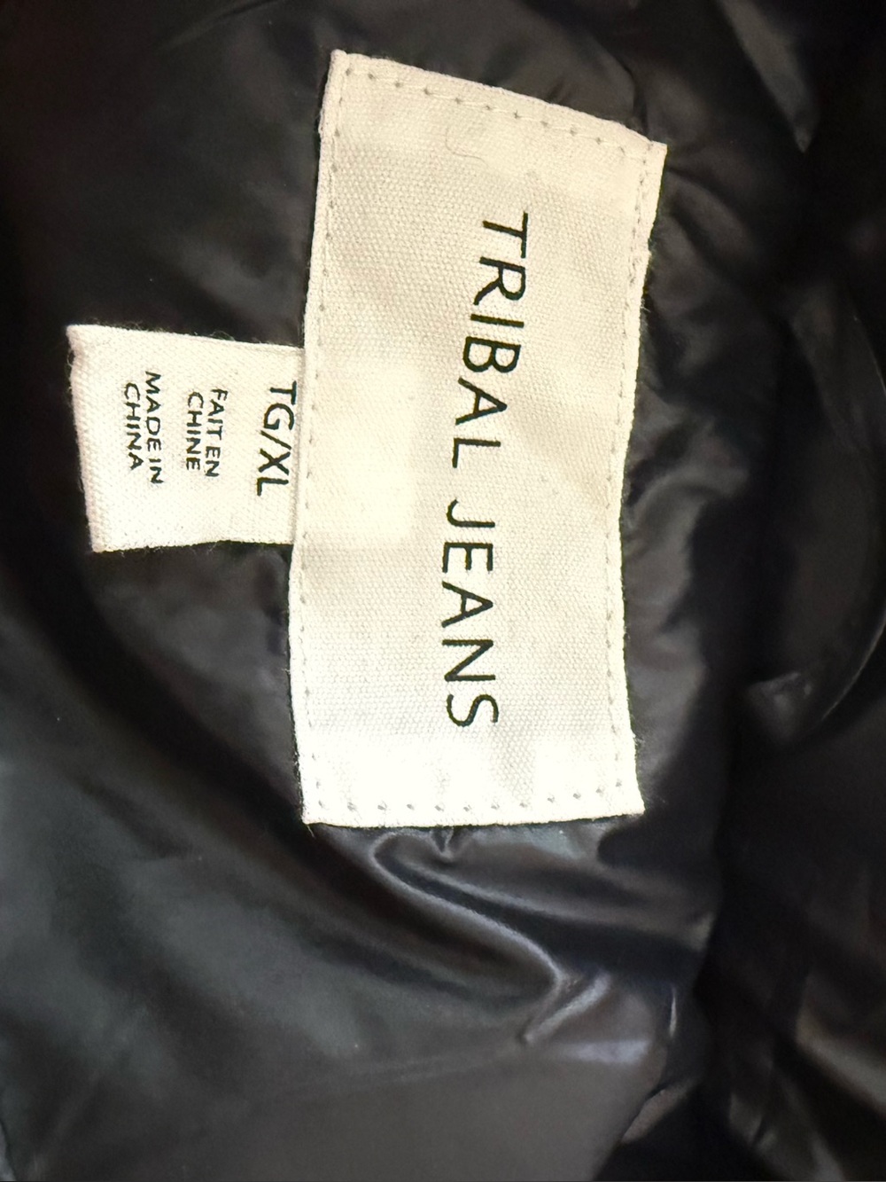 Tribal Women's Black Puffer Vest Classic Outerwear